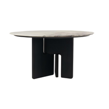 Load image into Gallery viewer, Valenza Round Dining Table | Modern Dining Table