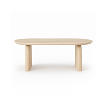 Load image into Gallery viewer, Elara Travertine | Modern Dining Table