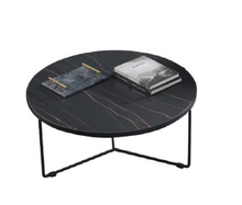 Carica l'immagine nel visualizzatore di Gallery, Set da tavolino da caffè con vassoio rotondo Oslo | Tavolino centrale