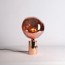 이미지를 갤러리 뷰어에 로드 , 불규칙한 유리구슬 테이블 램프