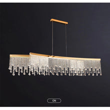 Load image into Gallery viewer, Modern Crystal Waterfall Chandelier