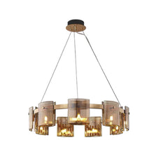 Carica l'immagine nel visualizzatore di Gallery, Lampada a sospensione moderna rotonda Carolina