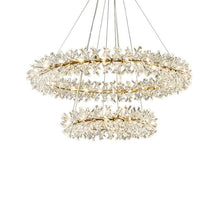 Carica l'immagine nel visualizzatore di Gallery, Lampada a sospensione cristallina