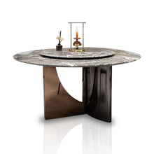 Load image into Gallery viewer, Lara Round Dining Table | Modern Dining Table
