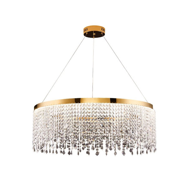 Modern Crystal Waterfall Chandelier