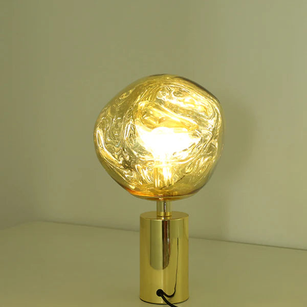 Irregular Glass Ball Table Lamp