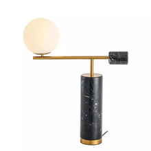 Load image into Gallery viewer, Olive Marble Table Lamp
